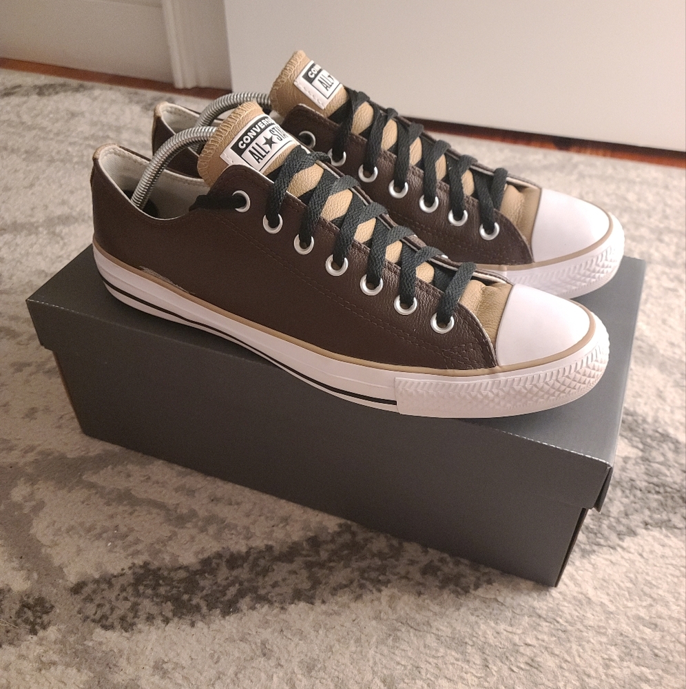 Converse Taylor All Star Low 'Seasonal Color - Dark Root' Leather Shoes